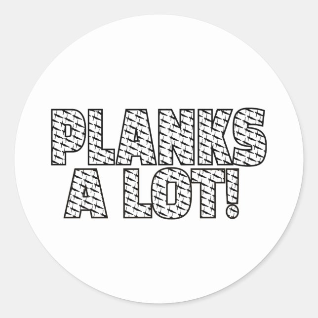 Pegatina Redonda Cita de entrenamiento para la aptitud de muchos nú (Anverso)