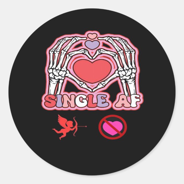 Pegatina Redonda Cita de Hands Halloween - eslóganes escuetos y esc (Anverso)