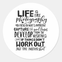 Cita de vida inspiradora Fotografía Fotógrafo