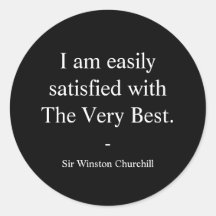 Cita de Winston Churchill; Lo Mejor
