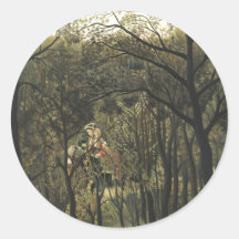 Cita en el bosque, Henri Rousseau