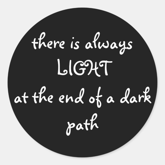 Pegatina Redonda Cita espiritual (Anverso)