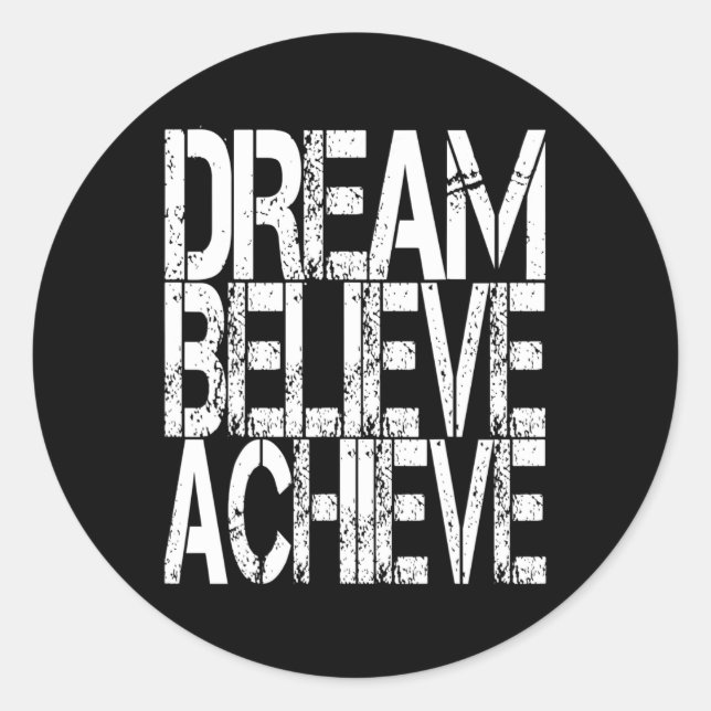 Pegatina Redonda Cita motivacional inspiradora de mujeres Camisas B (Anverso)