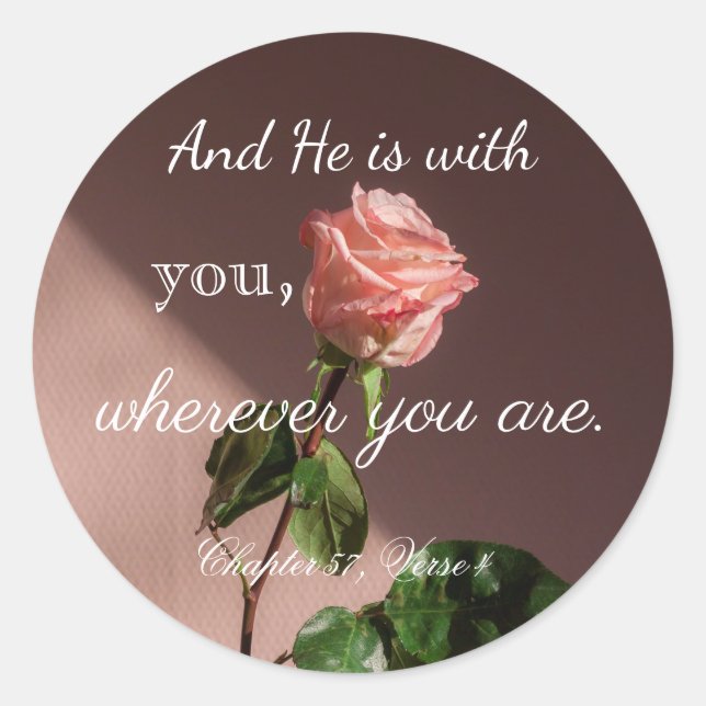 Pegatina Redonda citas (Anverso)