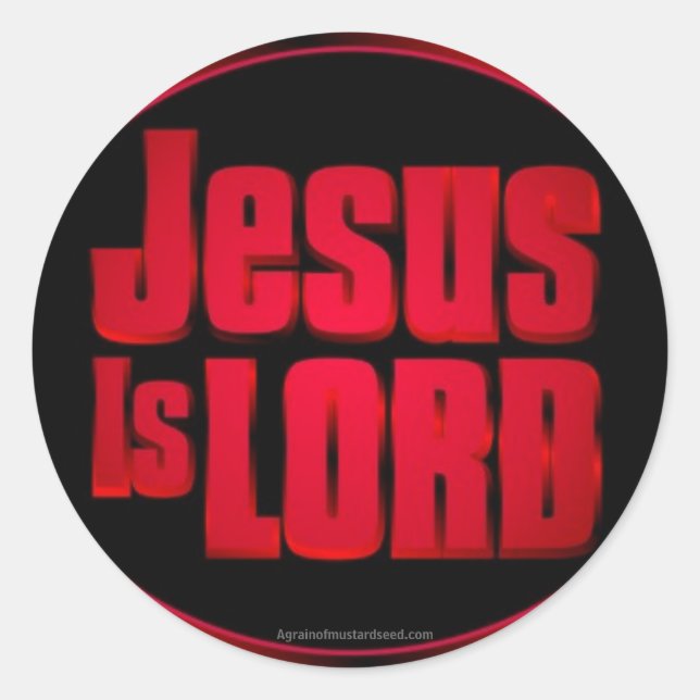 Pegatina Redonda Citas cristianas (Anverso)