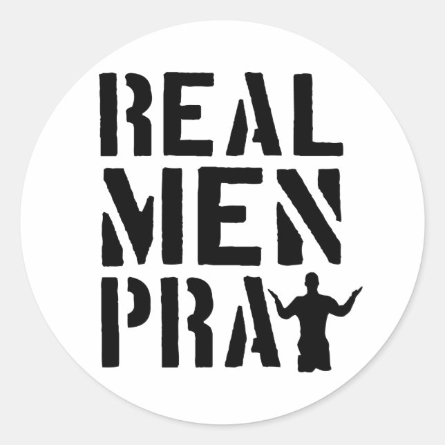 Pegatina Redonda Citas cristianas inspiradoras (Anverso)