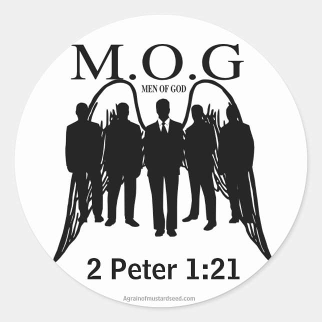 Pegatina Redonda Citas de la Biblia (Anverso)