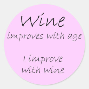 Pegatina Redonda Citas divertidas regalos pegatinas de humor regalo