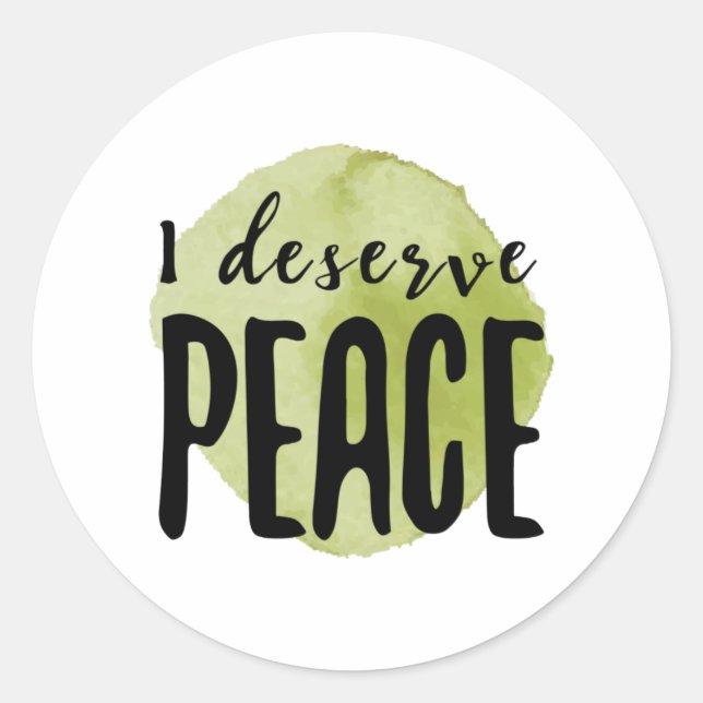 Pegatina Redonda citas inspiradoras motivacionales (Anverso)