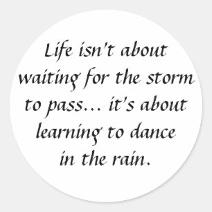 Pegatina Redonda citas inspiradoras y motivacionales