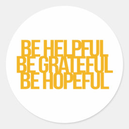 Pegatina Redonda citas inspiradoras y motivacionales