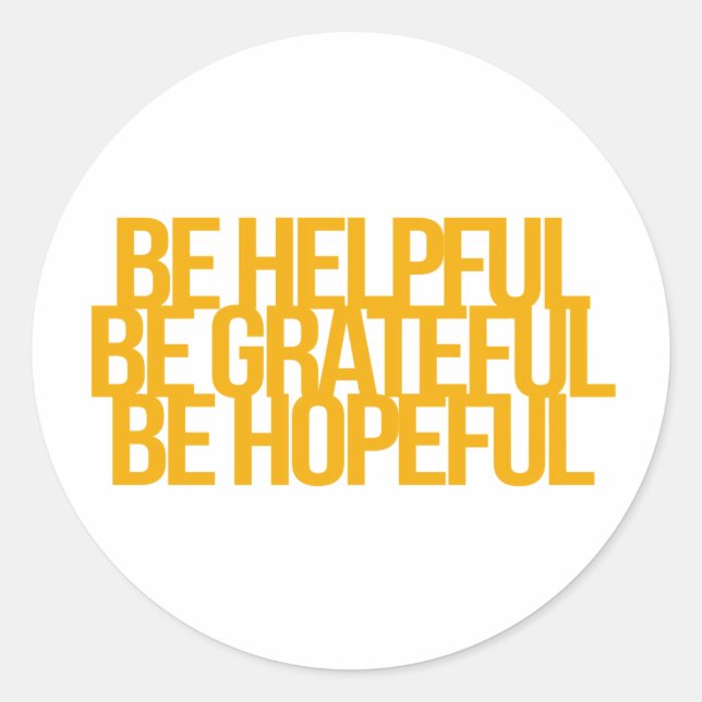 Pegatina Redonda citas inspiradoras y motivacionales (Anverso)