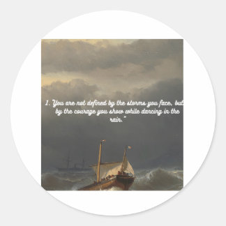 PEGATINA REDONDA CITAS MOTIVATIVAS