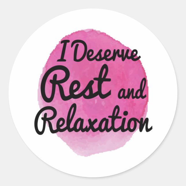 Pegatina Redonda citas positivas de motivación energética para el a (Anverso)