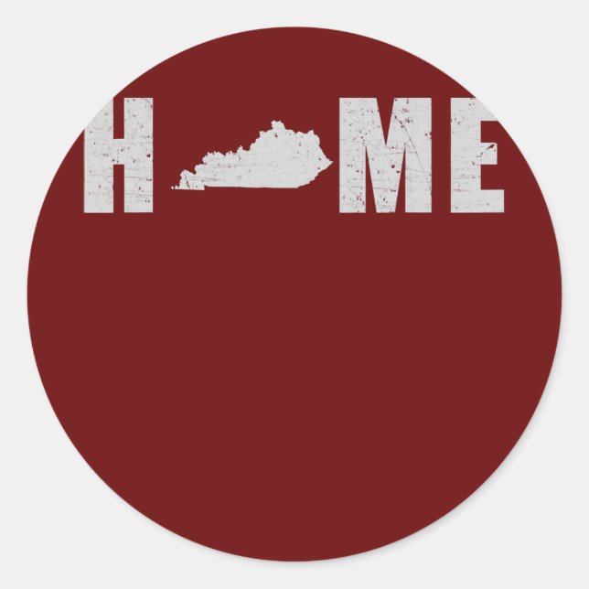 Pegatina Redonda Ciudadano Orgulloso Bandera Estatal de Estados Uni (Anverso)