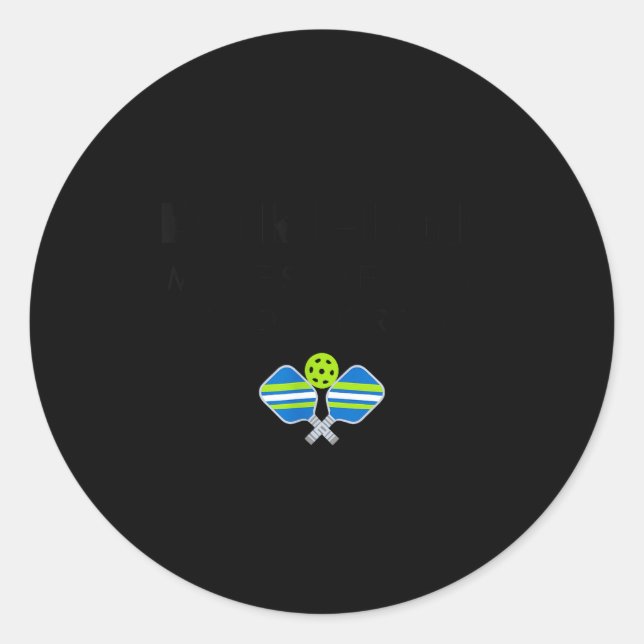 Pegatina Redonda Ckleball Art For Men Women Ckle Ball Lover  (Anverso)