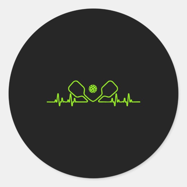 Pegatina Redonda Ckleball Art For Men Women Funny Ckleball Lover  (Anverso)