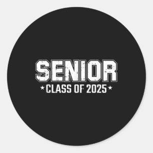 Pegatina Redonda Cl De 2025 Escuela Superior De Graduación G
