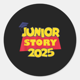 Pegatina Redonda Cl De 2025 Senior 2025 Junior Story 2025 Graduació