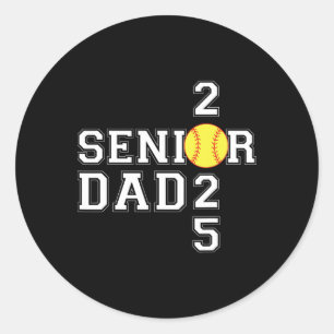 Pegatina Redonda Cl De 2025 Softll Dad Graduado Superior M
