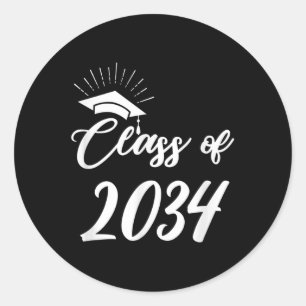 Pegatina Redonda Cl divertido de 20 Crece contigo 2021 2022 Graduac
