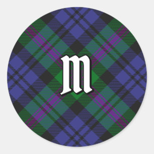 Pegatina Redonda Clan Baird Tartan