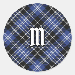 Pegatina Redonda Clan Clark Tartan