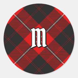 Pegatina Redonda Clan Cunningham Tartan