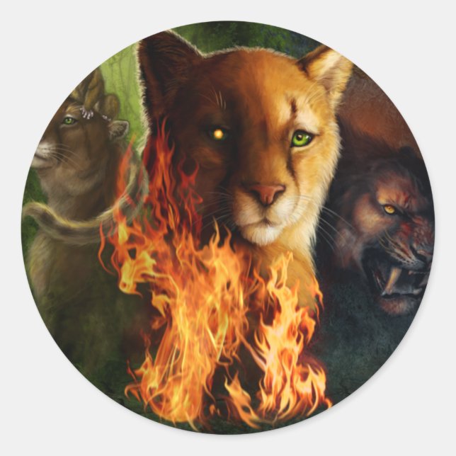 Pegatina Redonda Clan Ground (Anverso)