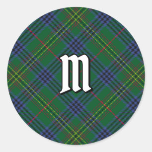 Pegatina Redonda Clan Kennedy Tartan