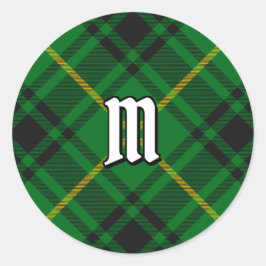 Pegatina Redonda Clan MacArthur Tartan