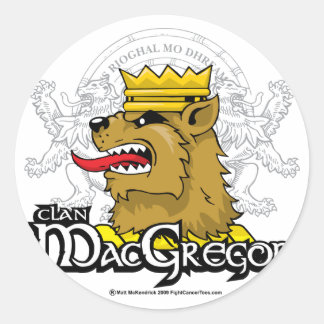 Pegatina Redonda Clan MacGregor