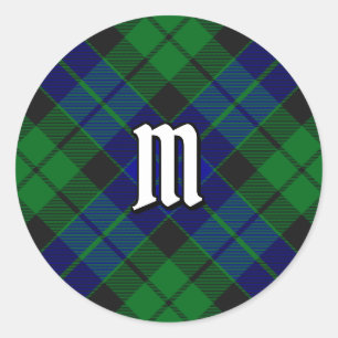 Pegatina Redonda Clan MacKay Tartan