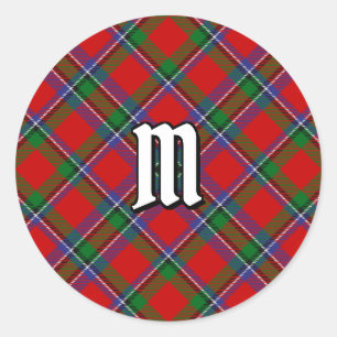 Pegatina Redonda Clan Sinclair Tartan