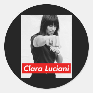 Pegatina Redonda Clara Luciani - La grenade