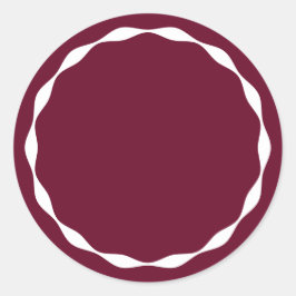 Pegatina Redonda Claret Blank Circle Custom Spice Container Sticker
