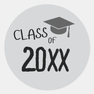 Pegatina Redonda Clase de graduación de 2025