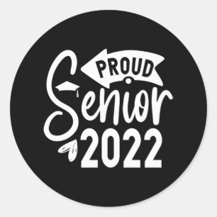 Pegatina Redonda Clase de Graduados 2022