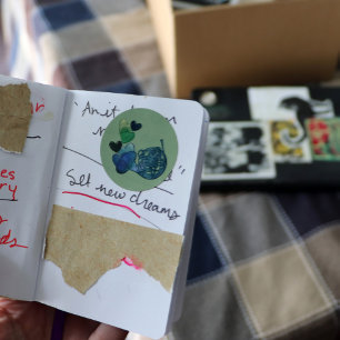 Pegatina Redonda Clase de Música de Banda del Cuerno Francés