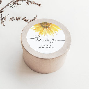 Pegatina redonda clásica para despedida de soltera