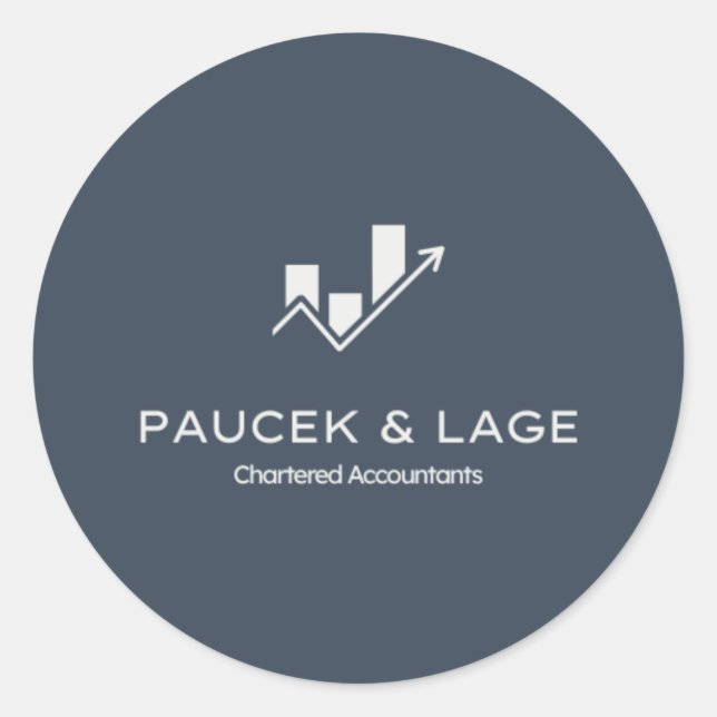 Pegatina Redonda Classic Round Stickers  (Anverso)