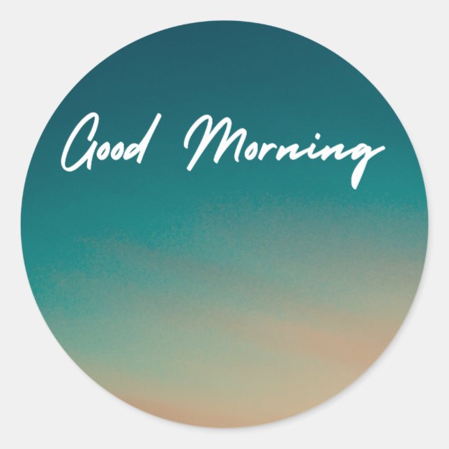 Pegatina Redonda Classic Round Stickers  (Anverso)