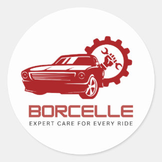 Pegatina Redonda Classic Round Stickers 