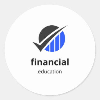 Pegatina Redonda Classic Round Stickers 