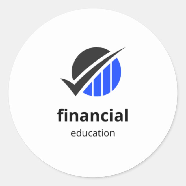 Pegatina Redonda Classic Round Stickers  (Anverso)