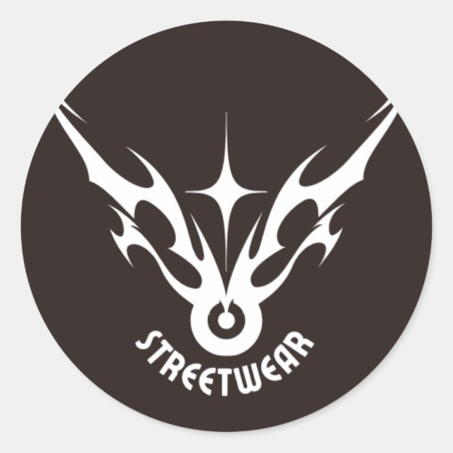 Pegatina Redonda Classic Round Stickers  (Anverso)