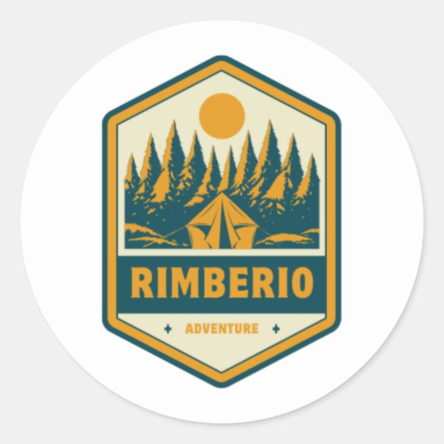 Pegatina Redonda Classic Round Stickers  (Anverso)