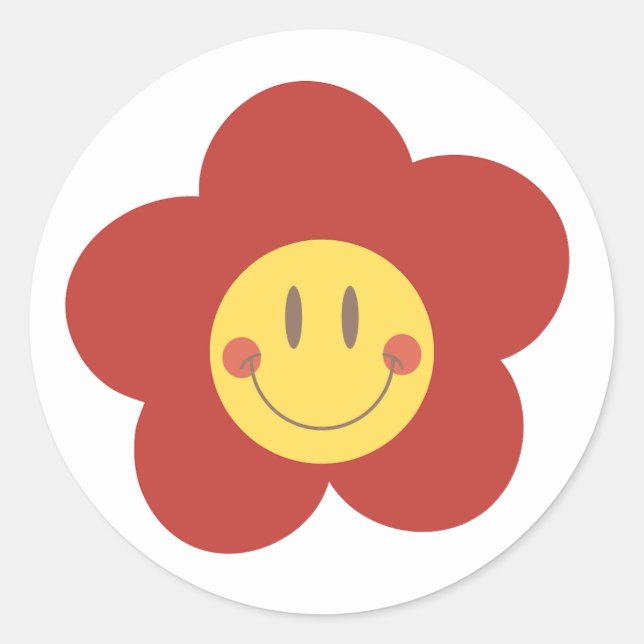 Pegatina Redonda Classic Round Stickers (Anverso)