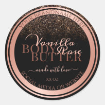 Classy Black Product Packaging Labs Rosa Gold