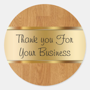 Pegatina Redonda Classy Customer Gracias A Los Pegatinas